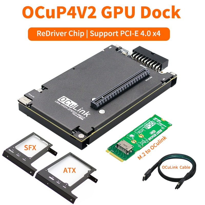 Oculink Egpu Mini Pc - OCuP4V2 OCuLink GPU Dock ReDriver Chip