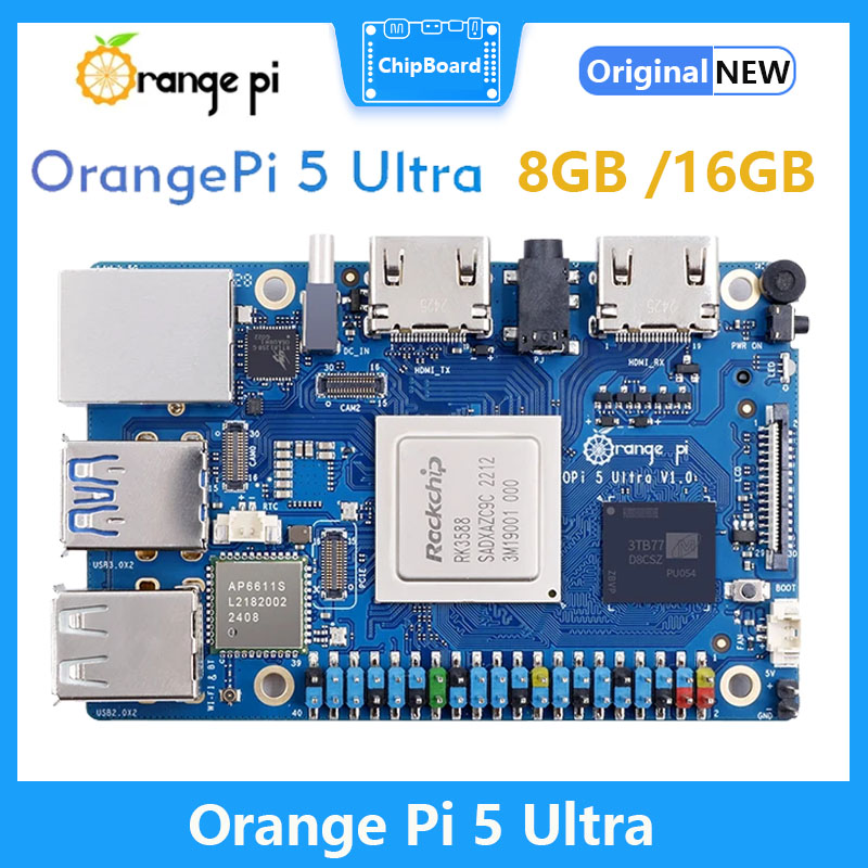 Orange Pi 5 Ultra 8GB/16GB LPD - Rockchip Rk3588 Development Board recension och pris